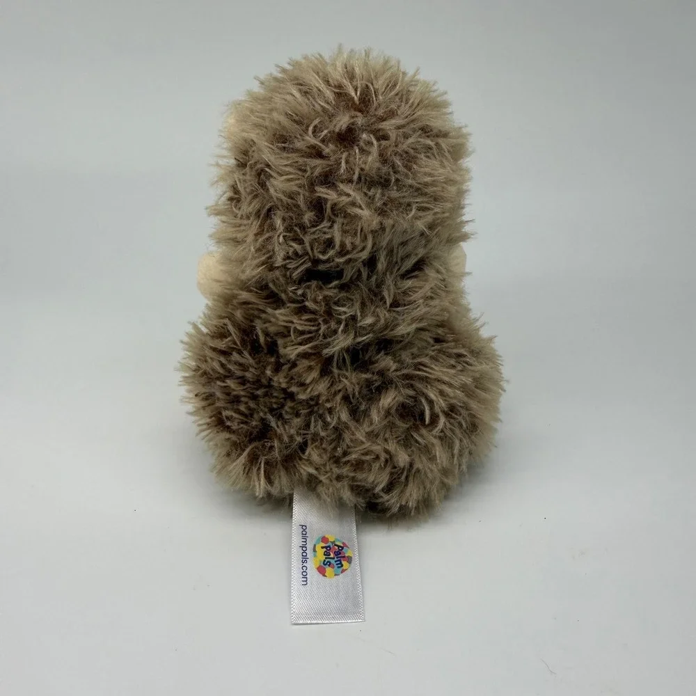 Aurora Palm Pals Hedgie Hedgehog Plush Tan Brown Fuzzy Stuffed Animal 2023